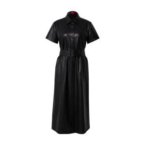 HUGO Košilové šaty 'Keleni-1'  černá
