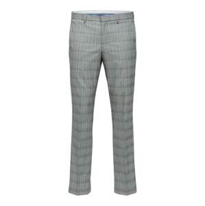 SELECTED HOMME Kalhoty 'Mylo-Logan'  šedý melír / námořnická modř / tmavě hnědá