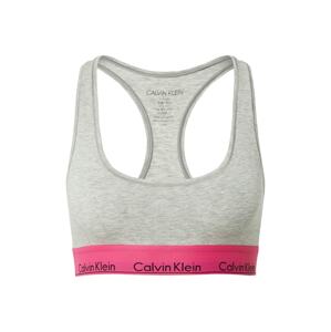 Calvin Klein Underwear Podprsenka  šedý melír / pink