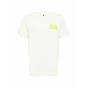 ADIDAS PERFORMANCE Funkční tričko 'REPEAT'  bílá / žlutá