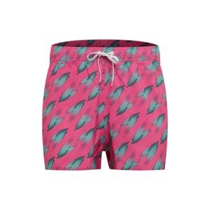 ADIDAS PERFORMANCE Sportovní plavky  pink / zelená