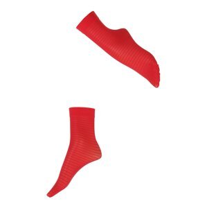Wolford Ponožky 'Hilaritas'  rubínově červená