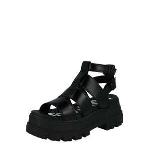 BUFFALO Páskové sandály 'Aspha' černá