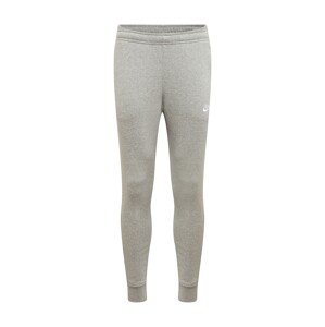 Nike Sportswear Sportovní kalhoty  světle šedá / bílá