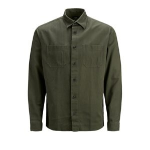 Jack & Jones Plus Košile 'BLALINEN'  khaki
