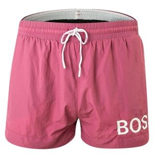 BOSS Casual Plavecké šortky  bílá / pink