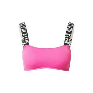 Calvin Klein Swimwear Horní díl plavek  pink / černá / bílá