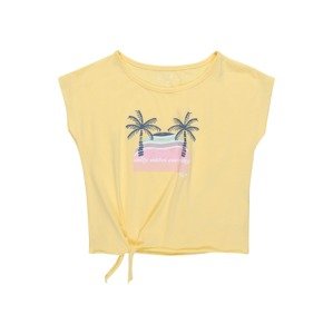 ROXY Shirt 'PURA PLAYA B'  žlutá / námořnická modř / růžová / bílá / tyrkysová