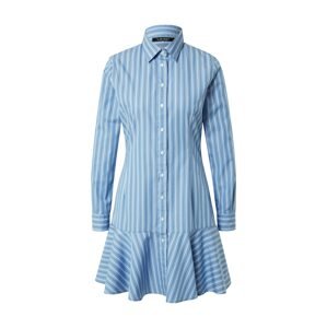 Lauren Ralph Lauren Košilové šaty  světlemodrá / bílá