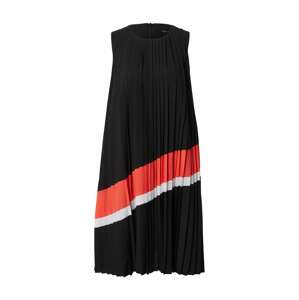 ARMANI EXCHANGE Kleid  černá / světle červená / bílá