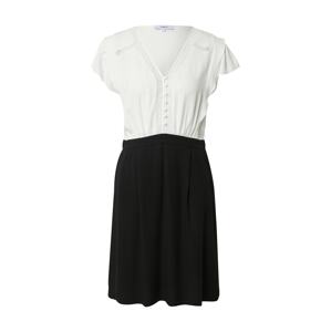 Suncoo Košilové šaty 'CENDRA'  bílá / černá
