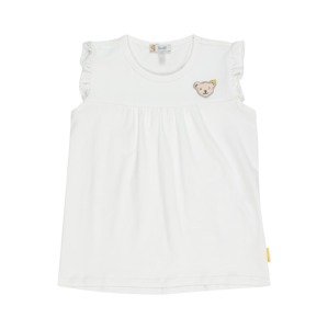 Steiff Collection Unisex Kinder - Shirts & Tops 'T-Shirt'  bílá / cappuccino / žlutá