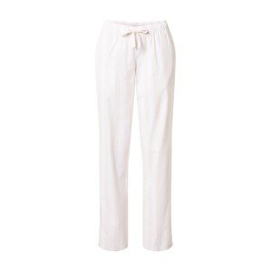 SCHIESSER Pyžamové kalhoty  růžová / bílá