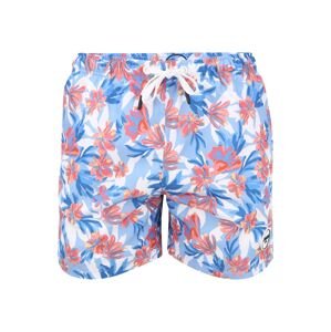 JOOP! Jeans Plavecké šortky 'Laguna_Beach'  modrá / tmavě modrá / bílá / pink