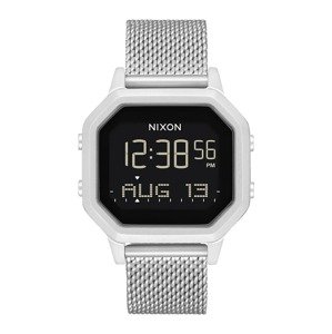 Nixon Digitální hodinky 'Siren Milanese'  stříbrná / černá