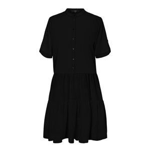 Vero Moda Curve Košilové šaty 'Delta'  černá