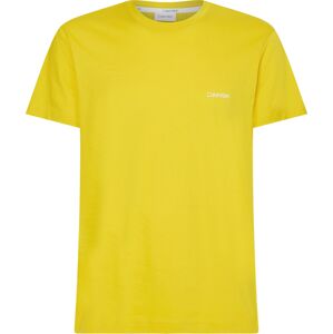 Calvin Klein Tričko  žlutá / bílá