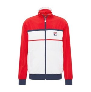FILA Sportovní bunda 'Max'  bílá / červená / chladná modrá