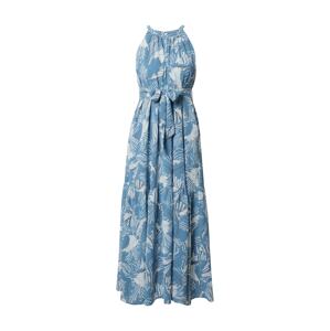 Paisie Letní šaty 'Waves'  kouřově modrá / bílá / hnědá
