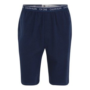Calvin Klein Underwear Pyžamové kalhoty  námořnická modř / bílá