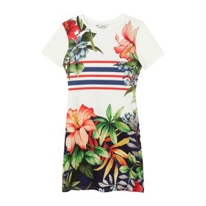 Desigual Letní šaty 'VEST_SAIFO'  bílá / mix barev