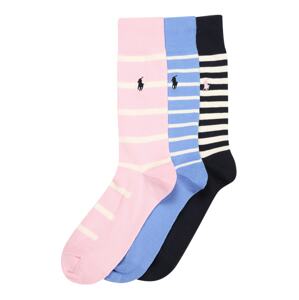 Polo Ralph Lauren Ponožky  offwhite / růžová / světlemodrá / černá