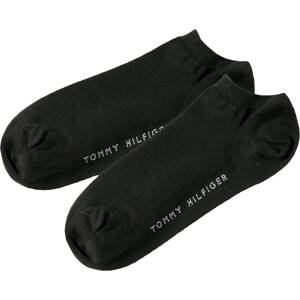 Tommy Hilfiger Underwear Ťapky  černá / bílá