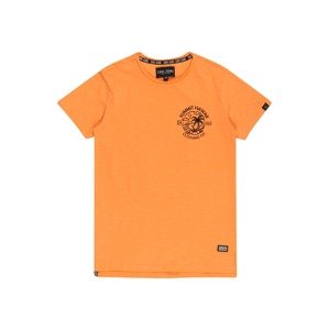 Cars Jeans Tričko 'ONTARIO'  oranžová / černá