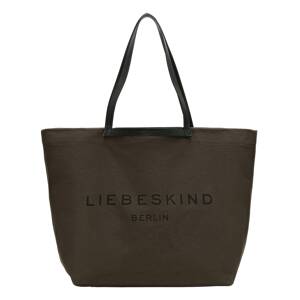 Liebeskind Berlin Nákupní taška 'Aurora'  černá / khaki