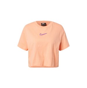 Nike Sportswear Tričko  broskvová / svítivě fialová / svítivě růžová