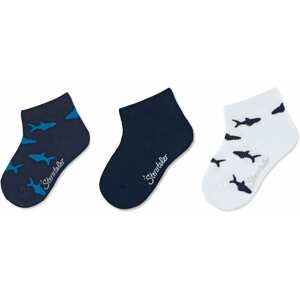 STERNTALER Ponožky  námořnická modř / nebeská modř / bílá
