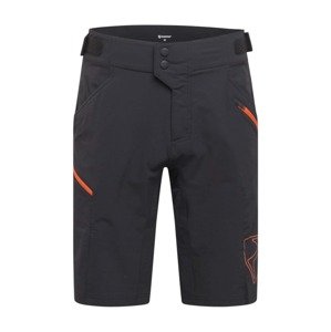 ZIENER Sportovní kalhoty 'NEONUS'  oranžová / černá