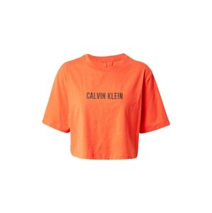Calvin Klein Performance Funkční tričko  tmavě oranžová / černá