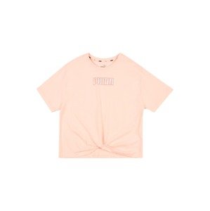 PUMA Tričko 'Alpha'  růžová / pink / bílá / tyrkysová