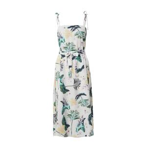 ROXY Letní šaty 'NOWHERE TO HIDE'  bílá / trávově zelená / nefritová / pastelově žlutá / orchidej