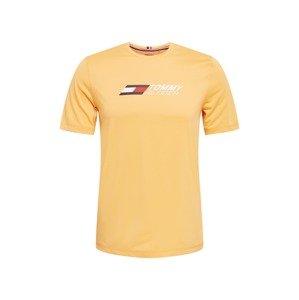 Tommy Sport Funkční tričko  jasně oranžová / černá / bílá / červená