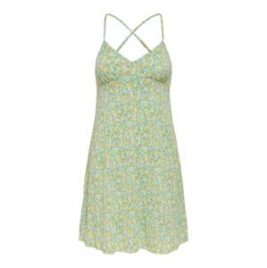 ONLY Letní šaty 'Pella'  mátová / bílá / trávově zelená / limone / orchidej