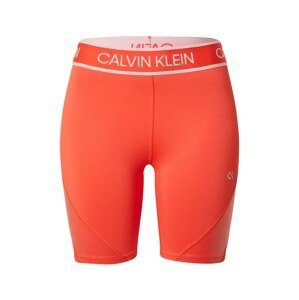 Calvin Klein Sport Sportovní kalhoty  růžová / bílá