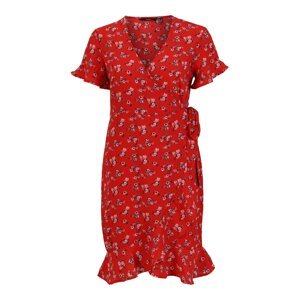 Vero Moda Petite Šaty 'SAGA'  červená / černá / růžová / offwhite