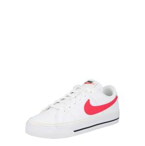 Nike Sportswear Tenisky 'Court Legacy'  bílá / černá / světle červená