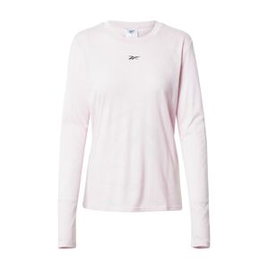Reebok Sport Funkční tričko 'Burnout'  pastelově růžová / černá