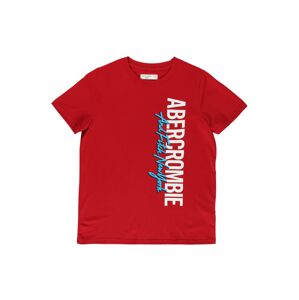 Abercrombie & Fitch Tričko 'MAY'  červená / bílá / světlemodrá
