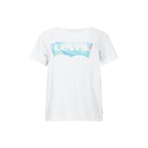 Levi's® Plus Tričko  bílá / světlemodrá / tyrkysová
