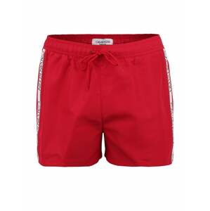 Calvin Klein Swimwear Plavecké šortky  ohnivá červená