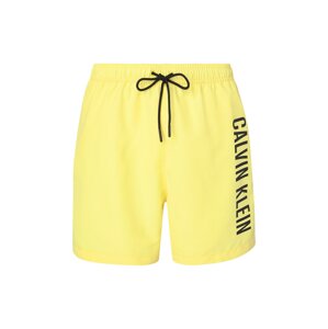 Calvin Klein Swimwear Plavecké šortky 'Intense Power'  limone / černá