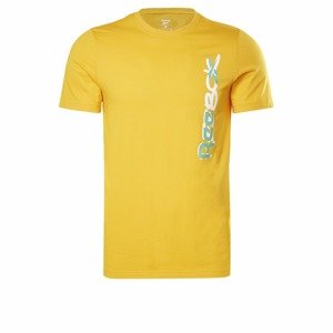 Reebok Sport Funkční tričko žlutá / zelená / bílá