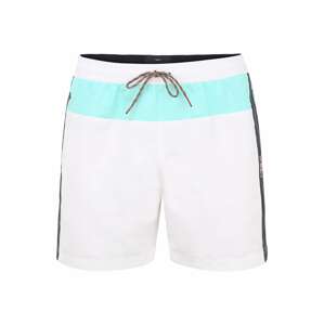 Tommy Hilfiger Underwear Plavecké šortky  bílá / tyrkysová / marine modrá