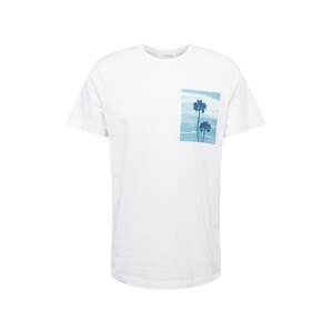SELECTED HOMME Tričko námořnická modř / kouřově modrá / bílá