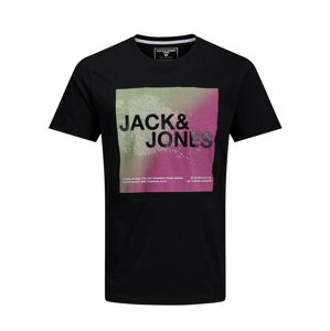 Jack & Jones Junior Tričko 'Coraz'  černá / pink / mix barev