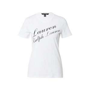 Lauren Ralph Lauren Tričko 'KATLIN'  bílá / černá